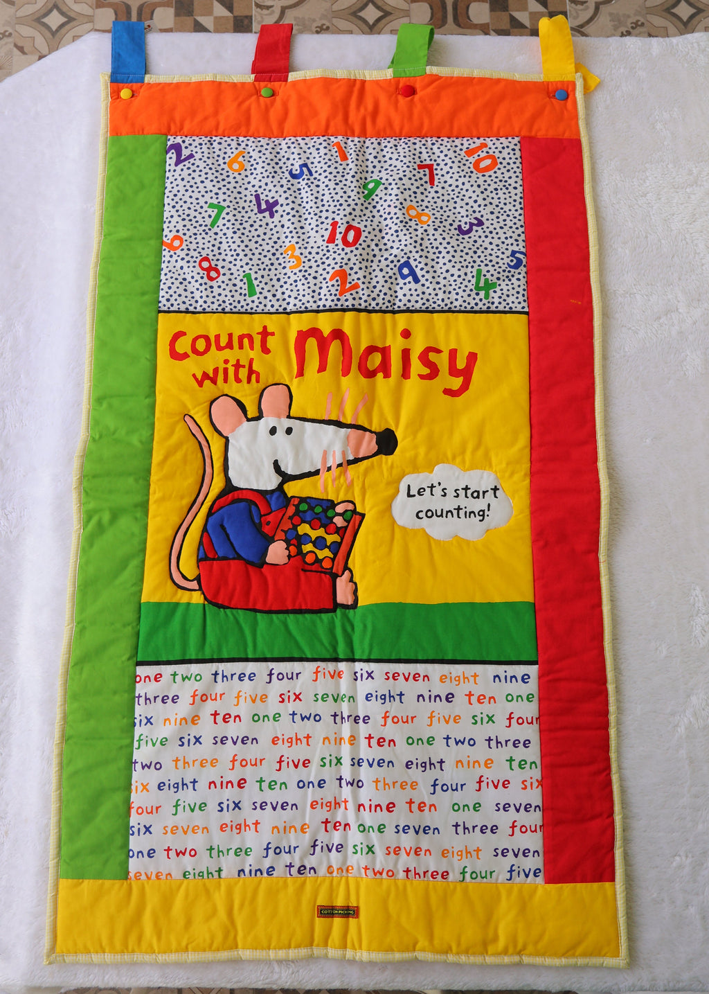 Counting with Maisy - Wall Hanging & Play Mat