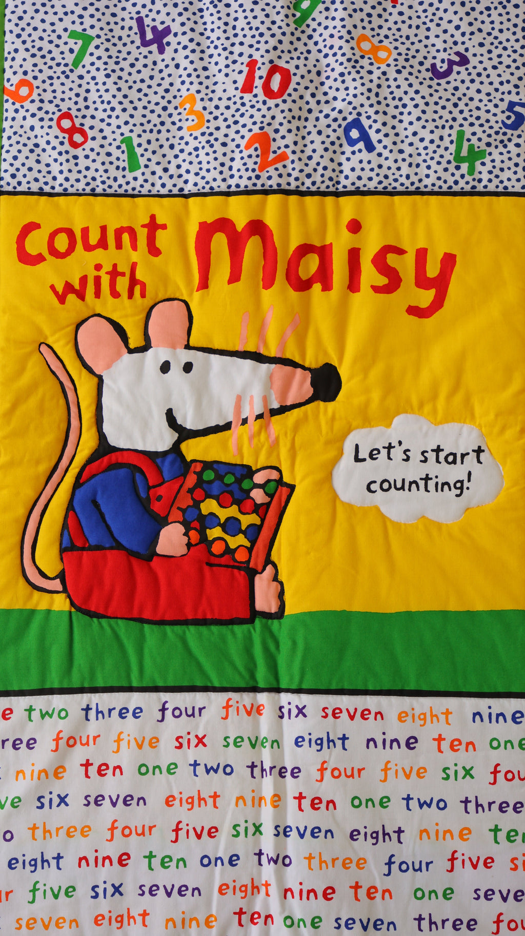 Counting with Maisy - Wall Hanging & Play Mat